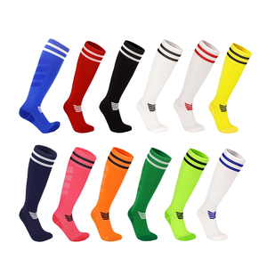 New Football <b>Socks</b> Non-slip Thick <b>Long</b> Tube <b>Socks</b> Adjustable Colorful Outdoor Sports Fitness - Product Image 1