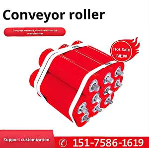 Directe Verkoop Gietijzeren Mijnbouw Accessoires Niet-Aangedreven Rollen Transportband Rollers Roller Wielen Loopwielen Met Riembeugels - Product Image 2