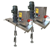 Mélangeur de liquides IBC à plaque horizontale en acier au carbone avec régulation de vitesse à fréquence variable pour fûts de une tonne