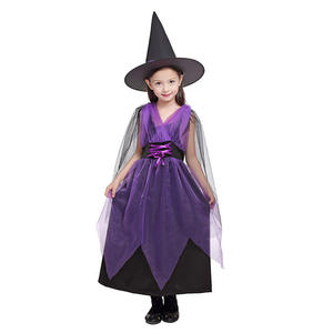 Costume de Sorcière Filles Déguisement Halloween Cosplay Pourim Carnaval Thème Fête de Noël Toddler Kids Princess Dress Prom Gown - Product Image 5