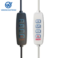 Bande lumineuse à LED Gradateur USB Alimentation Ligne Gradation Interrupteur