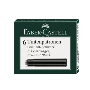 <span class=keywords><strong>FABER</strong></span> <span class=keywords><strong>CASTELL</strong></span> Ricariche per Penna Stilografica Nero/Blu, Set da 6 Pezzi/Scatola, Nero e Blu - Product Image 1