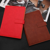 Livre personnalisé de papeterie en cuir brillant fil de mousse de PU cahier de papier recyclé à couverture rigide réutilisable