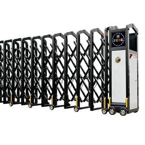 Portail télescopique rétractable électrique en aluminium, télécommande automatique pour école, usine, <span class=keywords><strong>villa</strong></span> - Product Image 2