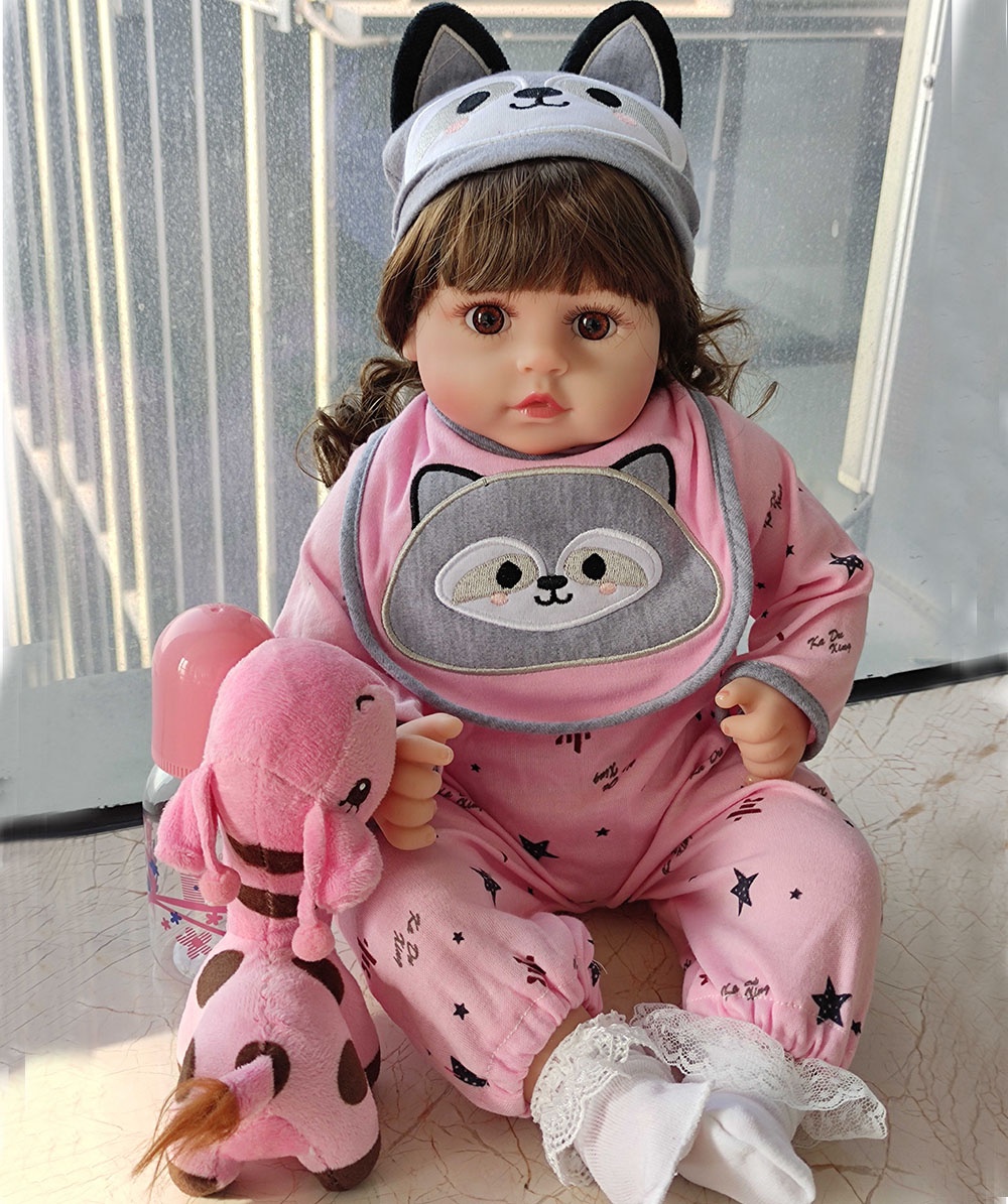 R & Bミニラブリーリボーンベビードール全身シリコン18インチ