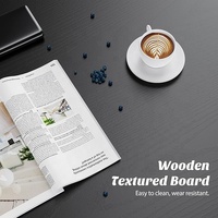Ensemble de tables basses en bois noir multifonctionnelles pour salon moderne, tables basses relevables pour la maison