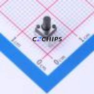 TS4570CJ 250gf 009 Tactile Switch Through hole-4P,4.5x4.5mm Switch Single Pole Single Throw Round Button 2.5N Through Hole - Product Image 1