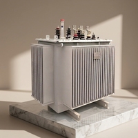 Transformateurs de puissance immergés dans l'huile, entièrement scellés, à faible perte et à économie d'énergie, série S13, 50 kVA-2500 kVA, 10 kV, 35 kV, 480 V, refroidissement ONAN
