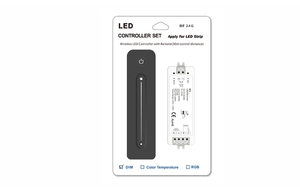 R11 Blanc Couleur Luminosité RF 2.4G Sans Fil 1 Clé Tactile LED Gradateur Télécommande pour Bande Lumineuse de Couleur Unique - Product Image 4
