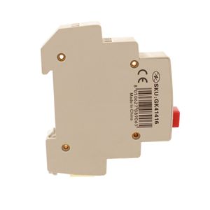 Pulsante Modulare con Indicatore LED Rosso 1M 4NO 6A AC 230V IP20 Acciaio Inox IEC60947-5-1 PB Tipo Operazione Momentanea - Product Image 5