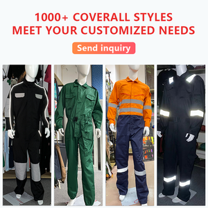 <span class=keywords><strong>Vêtements</strong></span> de travail personnalisés <span class=keywords><strong>vêtements</strong></span> de travailleur ensemble uniforme industriel pétrole gaz charbon Construction électricien ingénieur costume haute visibilité FR combinaison - Product Image 5