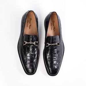 Mocassins pour hommes, chaussures formelles pour mariages, dîners et tenues professionnelles, cuir véritable respirant pour les occasions professionnelles et formelles - Product Image 2