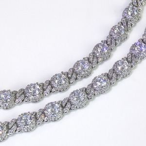 Fashion Jewelry Hip-Hop Style Full Row 0.5ct Zircon Diamonds Rhodium Gold Plated <b>Copper</b> Alloy Tennis <b>Bracelet</b> for Women - Product Image 5