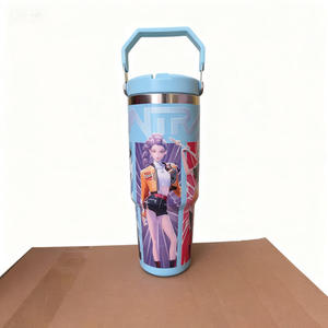 Vaso Térmico Kp De Hunter de 30 oz, Taza de Viaje de Acero Inoxidable 304 con Pajita y Asa, Gran Venta - Product Image 6