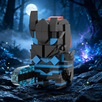 Kits de Ladrillos MOC de Creatividad de Películas de Anime, Contenedor de Ladrillos DIY, Juguetes de Bloques de Construcción para Niños MOC7747