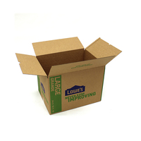 Boîtes d'expédition en carton recyclable robuste personnalisées, grandes boîtes en carton ondulé, boîtes de déménagement moyennes avec poignées