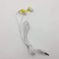 Warna In-Ear 3.5Mm Earphone Headset Musik Berkabel Tanpa Mikrofon Tablet Ponsel Mp3 Mp4 Penyumbat Telinga Universal