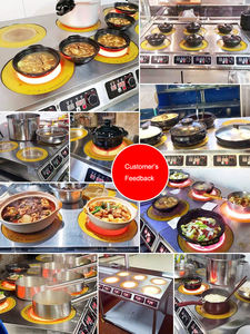 Edelstahl Elektrischer Hochleistungs-Infrarot-Keramikkocher mit 3500W und 2 Brennern für Gewerbliche Nutzung mit Microlite-Panel und Intelligenter Steuerung - Product Image 5