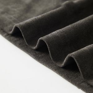 T-shirt surdimensionné personnalisé pour homme, col rond, manches courtes, en tissu suédé épais, écologique, séchage rapide, style hip-hop, collection printemps-été - Product Image 3