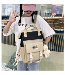 Twinkle Trường Trung Học Cơ Sở 4 Mảnh đặt học sinh schoolbag đơn giản đa năng công suất lớn Ba lô mochilas cho cô gái túi đi học - Product Image 6