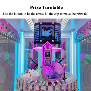 OEM Clip <span class=keywords><strong>Arcade</strong></span> Nhà Sản Xuất Máy Đầy Màu Sắc LED Tùy Chỉnh Kẹp Claw Trò Chơi Máy Giải Thưởng Thẻ Bán Hàng Tự Động Clip <span class=keywords><strong>Arcade</strong></span> Máy - Product Image 5