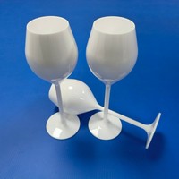 Verre à vin réutilisable en plastique personnalisé de 130 ml pour vin rouge, idéal pour les fêtes et la restauration (vente en gros)