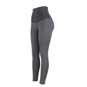 Leggings da yoga NANBIN da donna, sportivi, modellanti, con controllo pancia, <span class=keywords><strong>corsetto</strong></span>, effetto push-up, tinta unita - Product Image 2