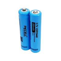 Batería de litio cilíndrica ICR10440 3,7 V 10440 AAA 350mAh Producto electrónico Batería de iones de litio