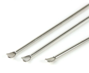 Micro espátula pequeña de acero inoxidable, especialmente diseñada para transferir muestras a tubos NMR estrechos, antirust, duradera, ancha - Product Image 3