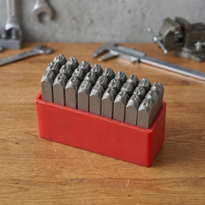 FERVI HRC 58-60 Letter Engraving <b>Machinery</b> High Quality 6mm Character Size 8.8x8.8x63hmm Shank Dimensions for Professional Use - Product Image 3