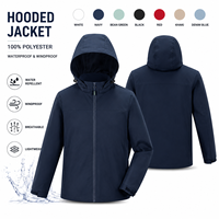 Blouson moto réfléchissant en polyester à col ras du cou pour homme, idéal pour le bureau, double couche en maille, commande en gros