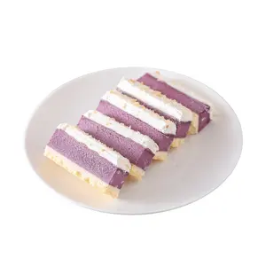Profitez de l'anniversaire réunion crème violet pomme de terre gâteau tarte aux œufs