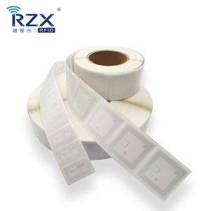 50*50Mm ISO/IEC 15693 ICODE SLIX <span class=keywords><strong>RFID</strong></span> <span class=keywords><strong>HF</strong></span> Trống Thư Viện Cuốn Sách <span class=keywords><strong>Tag</strong></span>/Sticker/Nhãn Với Dính Lại - Product Image 2