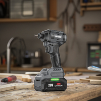 Tournevis sans balais sans fil 18V/20V/21V Clé électrique industrielle et de bricolage de qualité 1/4 avec batterie Li-ion