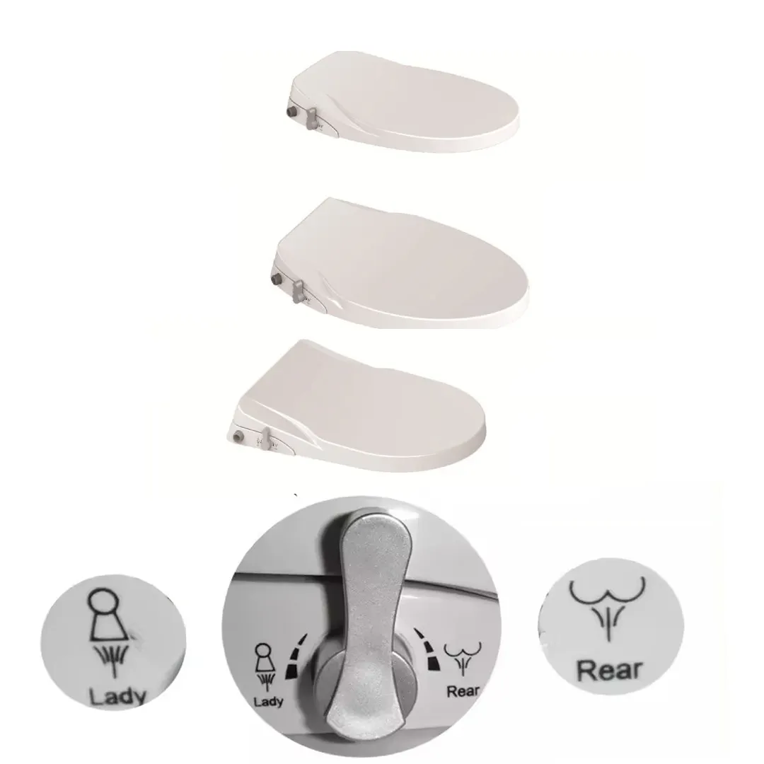 no electric cushion handy lady Toilet With Bidet sheet shower wc double nozzle hip washing seat feminine washing cover plastic