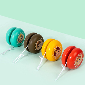 <span class=keywords><strong>Montessori</strong></span> in legno Yo-Yo giocattolo cartone animato a tema educativo di sviluppo di abilità giocattolo per bambini mano-occhio coordinazione formazione - Product Image 6