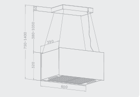 <span class=keywords><strong>Cappa</strong></span> aspirante a isola a soffitto per cucina, <span class=keywords><strong>con</strong></span> elevata potenza di aspirazione, direttamente dalla fabbrica - Product Image 4