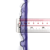 Vente en gros de bordure en dentelle Auricularia Bande élastique Accessoires du vêtement Sangle plissée en dentelle