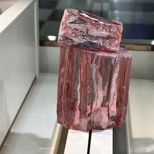 พลอยคิวบิกเซอร์โคเนียสีแชมเปญเปลี่ยนสีได้แบบไม่เจียระไน - Product Image 3