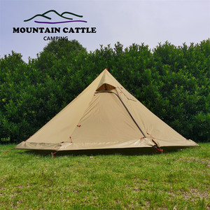 MCETO TX320PRO Ultralight kamp sobası su geçirmez bir kutup Tipi Bushcraft yürüyüş için alüminyum kutup ile sıcak çadır - Product Image 2