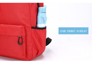 Mochila Impermeable Personalizada de Nailon Oxford con Cierre, Estilo Japonés, Unisex, Universal, para la Escuela, 20-36L, con Correa de Hombro Curva - Product Image 5