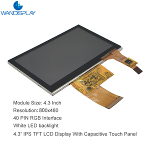 Wandisplay <span class=keywords><strong>4</strong></span>,3 дюймов ЖК-800 480 IPS дисплей 800x480 панель <span class=keywords><strong>4</strong></span>,3 дюймов TFT ЖК-дисплей с сенсорным экраном - Product Image 4