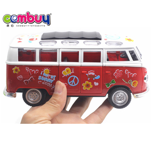 Modelo de <span class=keywords><strong>autobús</strong></span> fundido a presión de aleación con luz y Puerta Abierta - Product Image 2