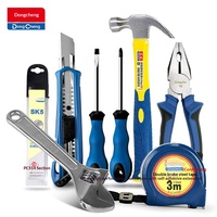Juego de Herramientas Manuales Dongcheng Shunfa para Decoración del Hogar, Multifuncional, para Reparaciones de Madera, con Sockets y Herramientas de Mano Combinadas