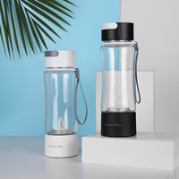 380ml PEM Bouteille d'eau riche en hydrogène Gobelet en plastique Tritan avec option de respiration à l'hydrogène
