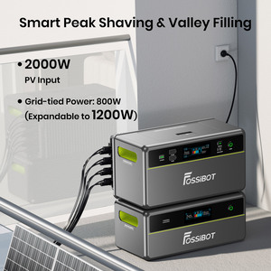 Station d'alimentation portable Fossibot FBP1200 à économie d'énergie, haute efficacité, compatible réseau et hors réseau, LiFePO4 1958Wh jusqu'à 9790Wh, pour maison, AC+solaire - Product Image 1