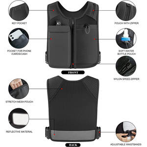 الرياضة في الهواء الطلق الرجال النساء الجري الصدر والعتاد حزمة زجاجة المياه سترة على ظهره - Product Image 2