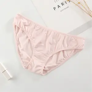 UNICE shipping – culotte écologique pour femmes, sous-vêtements en soie glacée de haute qualité, bikini sexy pour dames