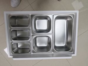 Bandejas de madera con correa, bandeja Gastronorm Usherette, bandeja para servir en fiestas de cine, portador de palomitas Usherette - Product Image 3