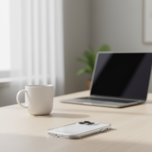 Custodia DAM Space per iPhone 17 Pro Max con protezione individuale per la fotocamera, cover trasparente - Product Image 2